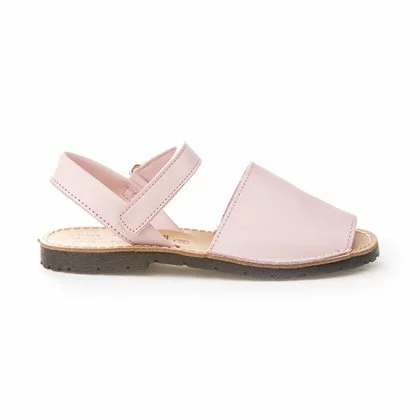 Abarcas Menorquinas Niña Piel Napa Velcro 202 Rosa, De Angelitos 3 Abarcas Menorquinas Niña Piel Napa Velcro 202 Rosa, De Angelitos