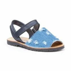 Abarcas Menorquinas Niña Tela Vaquera Y Piel Velcro 212 Marino, De Angelitos 9 Abarcas Menorquinas Niña Tela Vaquera Y Piel Velcro 212 Marino, De Angelitos -Zapatos Tienda de ventas abarcas menorquinas nina tela vaquera y piel velcro 212 marino de angelitos 2