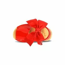 Avarcas Menorquinas Niño/A Charol Sintético Lazo Raso 268 Rojo, De Pisable -Zapatos Tienda de ventas avarcas menorquinas nino a charol sintetico lazo raso 268 rojo de pisable 3