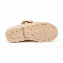 Bailarinas Colegiales Infantil Niña Piel Velcro Lacito 519 Camel, De Angelitos -Zapatos Tienda de ventas bailarinas colegiales infantil nina piel velcro lacito 519 camel de angelitos 3