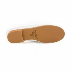 Bailarinas Colegiales Niña Piel Adorno Lacito 1509 Blanco, De Angelitos -Zapatos Tienda de ventas bailarinas colegiales nina piel adorno lacito 1509 blanco de angelitos 3