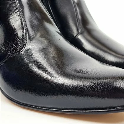 Botines Flamencos Bailaor Hombre Piel Tacón Cubano Sin Clavos Piso Suela 50MY Negro, De Calzados Moya 4 Botines Flamencos Bailaor Hombre Piel Tacón Cubano Sin Clavos Piso Suela 50MY Negro, De Calzados Moya - Imagen 2