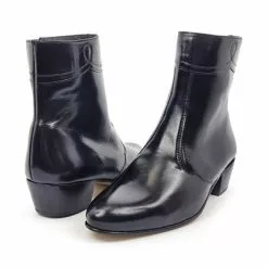 Botines Flamencos Bailaor Hombre Piel Tacón Cubano Sin Clavos Piso Suela 50MY Negro, De Calzados Moya 13 Botines Flamencos Bailaor Hombre Piel Tacón Cubano Sin Clavos Piso Suela 50MY Negro, De Calzados Moya -Zapatos Tienda de ventas botines flamencos bailaor hombre piel tacon cubano sin clavos piso suela 50my negro de calzados moya 5