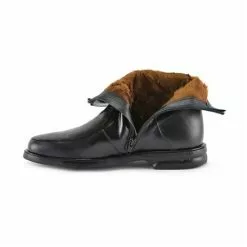 Botines Hombre Piel Piso Goma Forro Borreguillo 6825 Negro, De Latino -Zapatos Tienda de ventas botines hombre piel piso goma forro borreguillo 6825 negro de latino 3