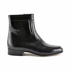 Botines Hombre Piel Piso Suela Forro Piel 5205 Negro, De Latino
