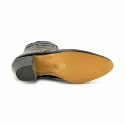 Botines Hombre Piel Tacón Cubano Piso Suela 508 Negro, De Latino -Zapatos Tienda de ventas botines hombre piel tacon cubano piso suela 508 negro de latino 3