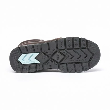 Botines Niño Piel Napa Cordones Y Cremallera 480 Chocolate, De Angelitos 6 Botines Niño Piel Napa Cordones Y Cremallera 480 Chocolate, De Angelitos - Imagen 4