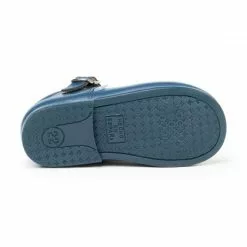 Merceditas Colegiales Infantil Niña Piel Hebilla 500 Azul, De Angelitos -Zapatos Tienda de ventas merceditas colegiales infantil nina piel hebilla 500 azul de angelitos 3