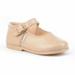 Merceditas Colegiales Infantil Niña Piel Hebilla 500 Camel, De Angelitos -Zapatos Tienda de ventas merceditas colegiales infantil nina piel hebilla 500 camel de angelitos 2