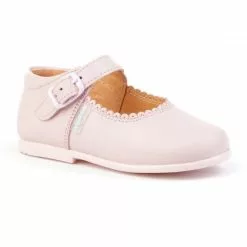 Merceditas Colegiales Infantil Niña Piel Hebilla 500 Rosa, De Angelitos -Zapatos Tienda de ventas merceditas colegiales infantil nina piel hebilla 500 rosa de angelitos 2