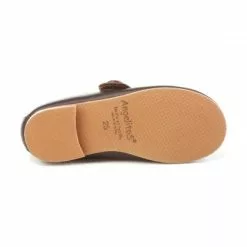 Merceditas Colegiales Niña Piel Napa Velcro 1512 Chocolate, De Angelitos -Zapatos Tienda de ventas merceditas colegiales nina piel napa velcro 1512 chocolate de angelitos 3