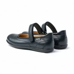 Merceditas Colegiales Niña Piel Napa Velcro 460 Marino, De Angelitos -Zapatos Tienda de ventas merceditas colegiales nina piel napa velcro 460 marino de angelitos 2