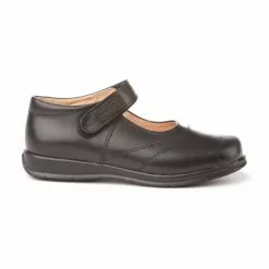 Merceditas Colegiales Niña Piel Prespuntes Velcro 461 Negro, De Angelitos -Zapatos Tienda de ventas merceditas colegiales nina piel prespuntes velcro 461 negro de angelitos 1
