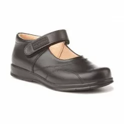 Merceditas Colegiales Niña Piel Prespuntes Velcro 461 Negro, De Angelitos -Zapatos Tienda de ventas merceditas colegiales nina piel prespuntes velcro 461 negro de angelitos 2