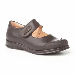 Merceditas Colegiales Niña Piel Puntera Refozada Velcro 463 Chocolate, De Angelitos -Zapatos Tienda de ventas merceditas colegiales nina piel puntera refozada velcro 463 chocolate de angelitos 2