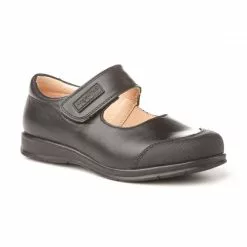 Merceditas Colegiales Niña Piel Puntera Refozada Velcro 463 Negro, De Angelitos -Zapatos Tienda de ventas merceditas colegiales nina piel puntera refozada velcro 463 negro de angelitos 2