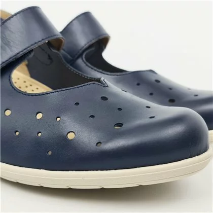 Merceditas Cuña Mujer Piel Velcro Plantilla Extraíble 73 Jeans, De Tupié 4 Merceditas Cuña Mujer Piel Velcro Plantilla Extraíble 73 Jeans, De Tupié - Imagen 2