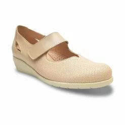 Merceditas Mujer Piel Cuña Plantilla Extraíble 71TP Beige, De Tupié -Zapatos Tienda de ventas merceditas mujer piel cuna plantilla extraible 71tp beige de tupie 1