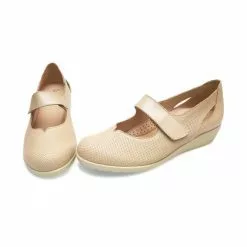Merceditas Mujer Piel Cuña Plantilla Extraíble 71TP Beige, De Tupié -Zapatos Tienda de ventas merceditas mujer piel cuna plantilla extraible 71tp beige de tupie 3