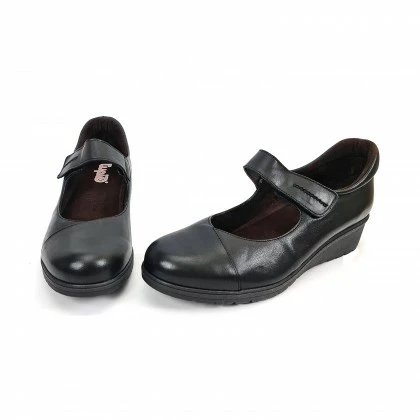 Merceditas Mujer Piel Velcro Plantilla Extraíble 70805 Negro, De Tupié 7 Merceditas Mujer Piel Velcro Plantilla Extraíble 70805 Negro, De Tupié - Imagen 5