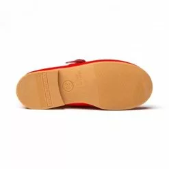 Merceditas Niña Piel Charol Hebilla 1100 Rojo, De Angelitos -Zapatos Tienda de ventas merceditas nina piel charol hebilla 1100 rojo de angelitos 3