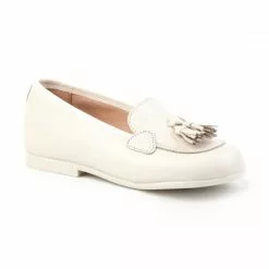 Mocasines Colegiales Infantil Niña Piel Napa Borlas 391 Beige, De Angelitos -Zapatos Tienda de ventas mocasines colegiales infantil nina piel napa borlas 391 beige de angelitos 2