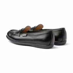 Mocasines Colegiales Niña Piel Napa Antifaz 467 Negro, De Angelitos -Zapatos Tienda de ventas mocasines colegiales nina piel napa antifaz 467 negro de angelitos 2