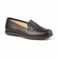 Mocasines Colegiales Niña Piel Punta Redonda 466 Negro, De Angelitos -Zapatos Tienda de ventas mocasines colegiales nina piel punta redonda 466 negro de angelitos 2