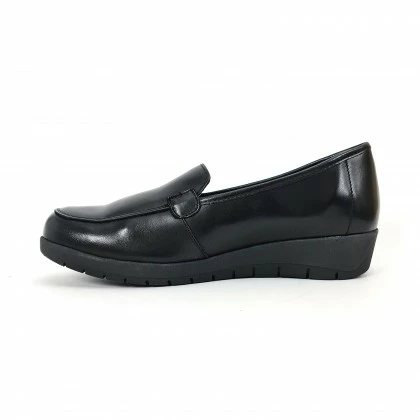 Mocasines Cómodos Mujer Piel Blanda Plantilla Extraíble 12701 Negro, De Amelie 6 Mocasines Cómodos Mujer Piel Blanda Plantilla Extraíble 12701 Negro, De Amelie - Imagen 5