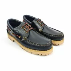 Náuticos Hombre Piel Pull Suela Gruesa Tipo Timberland 3000 Marino, De Urban Jungles -Zapatos Tienda de ventas nauticos hombre piel pull suela gruesa tipo timberland 3000 marino de urban jungles 3