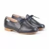 Zapatos Colegiales Infantil Niño Piel Cordones 1393 Marino, De Angelitos