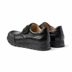 Zapatos Colegiales Niño Piel Puntera Reforzada Velcro 453 Negro, De Angelitos -Zapatos Tienda de ventas zapatos colegiales nino piel puntera reforzada velcro 453 negro de angelitos 2