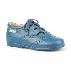 Zapatos Inglesitos Colegiales Infantil Niño Niña Piel Cordones 505 Azul, De Angelitos -Zapatos Tienda de ventas zapatos inglesitos colegiales infantil nino nina piel cordones 505 azul de angelitos 2