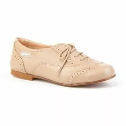 Zapatos Oxford Colegiales Infantil Niño Piel Cordones 1394 Camel, De Angelitos -Zapatos Tienda de ventas zapatos oxford colegiales infantil nino piel cordones 1394 camel de angelitos 2