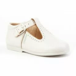 Zapatos Pepitos Colegiales Infantil Niño Niña Piel Hebilla 503 Beige, De Angelitos -Zapatos Tienda de ventas zapatos pepitos colegiales infantil nino nina piel hebilla 503 beige de angelitos 2